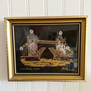 1983 David of London‎ Gold Frame Tower Bridge Watch parts Horological Montage